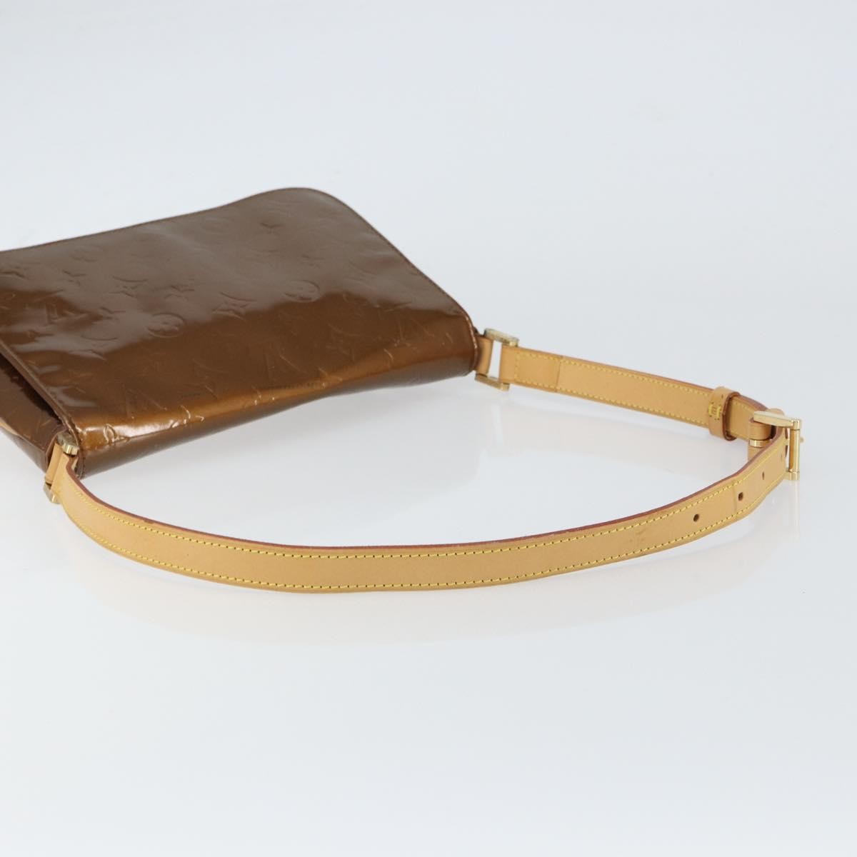 Louis Vuitton Thompson Street Handbag Monogram Vernis Brown Patent_Leather Shoulder Bag Bag (Pre-Owned)