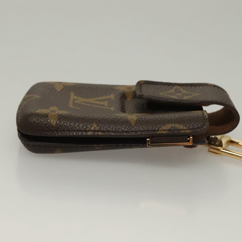 Louis Vuitton Etui Phone Case Monogram Canvas Brown Canvas Bag (Pre-Owned)