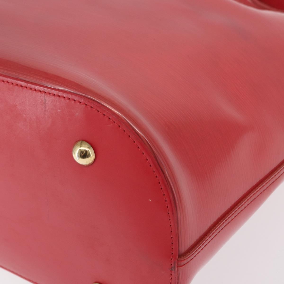 Louis Vuitton Plage Lagoon Bay Handbag Vinyl Epi Leather Red Plastic Tote Bag Bag (Pre-Owned)