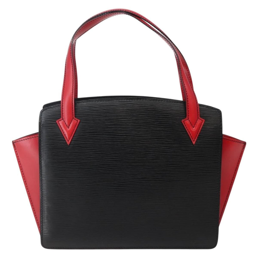 Louis Vuitton Varenne Handbag Epi Leather Black Leather Bag (Pre-Owned)