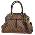 Louis Vuitton Trevi Handbag Damier Brown Canvas Handbag (Pre-Owned)