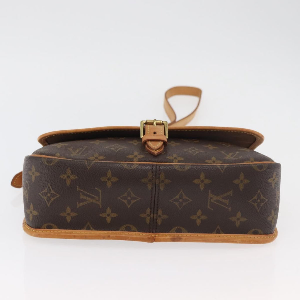 Louis Vuitton Sologne Handbag Monogram Canvas Brown Canvas Shoulder Bag Bag (Pre-Owned)