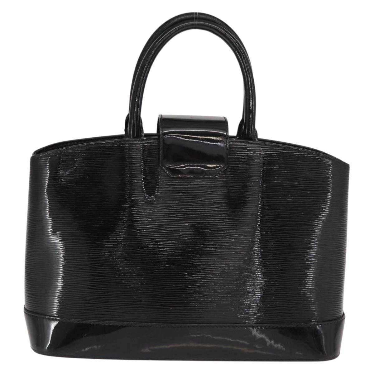 Louis Vuitton Mirabeau Handbag Electric Epi Leather Black Leather Handbag (Pre-Owned)