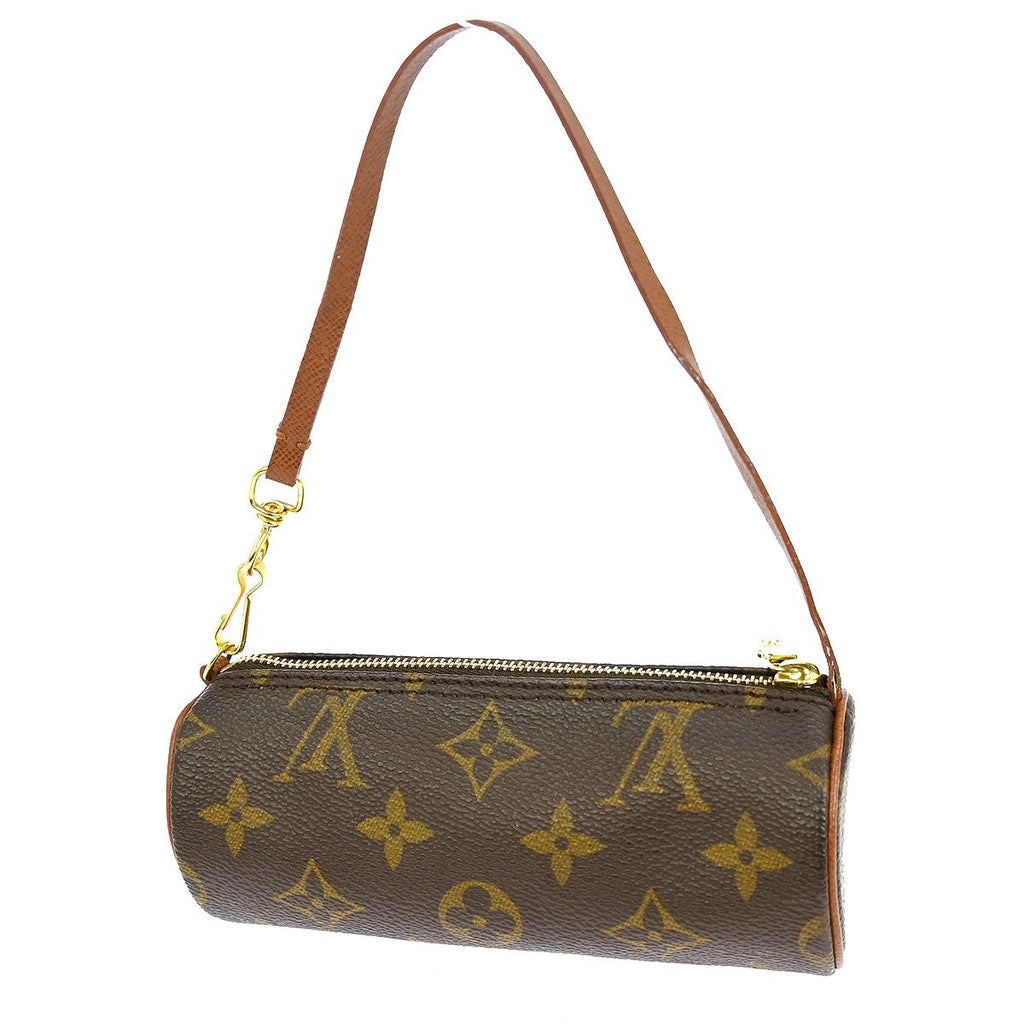 Louis Vuitton Papillon Pochette Monogram Canvas Brown Canvas Clutche & Pouche Bag (Pre-Owned)
