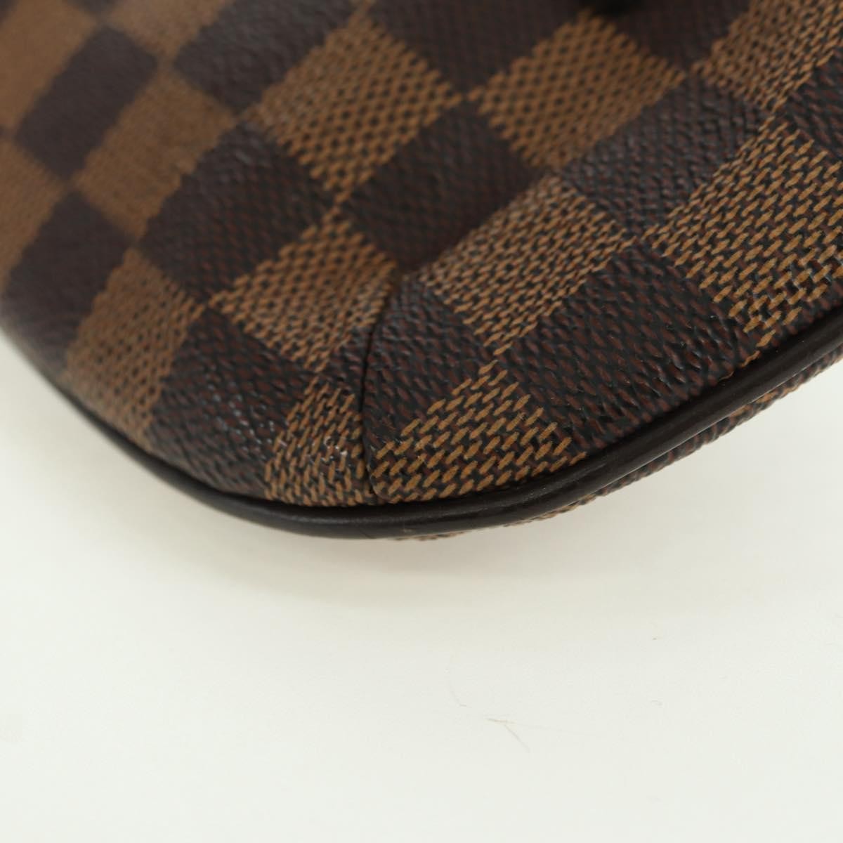 Louis Vuitton Manosque Pochette Damier Brown Canvas Clutche & Pouche Bag (Pre-Owned)