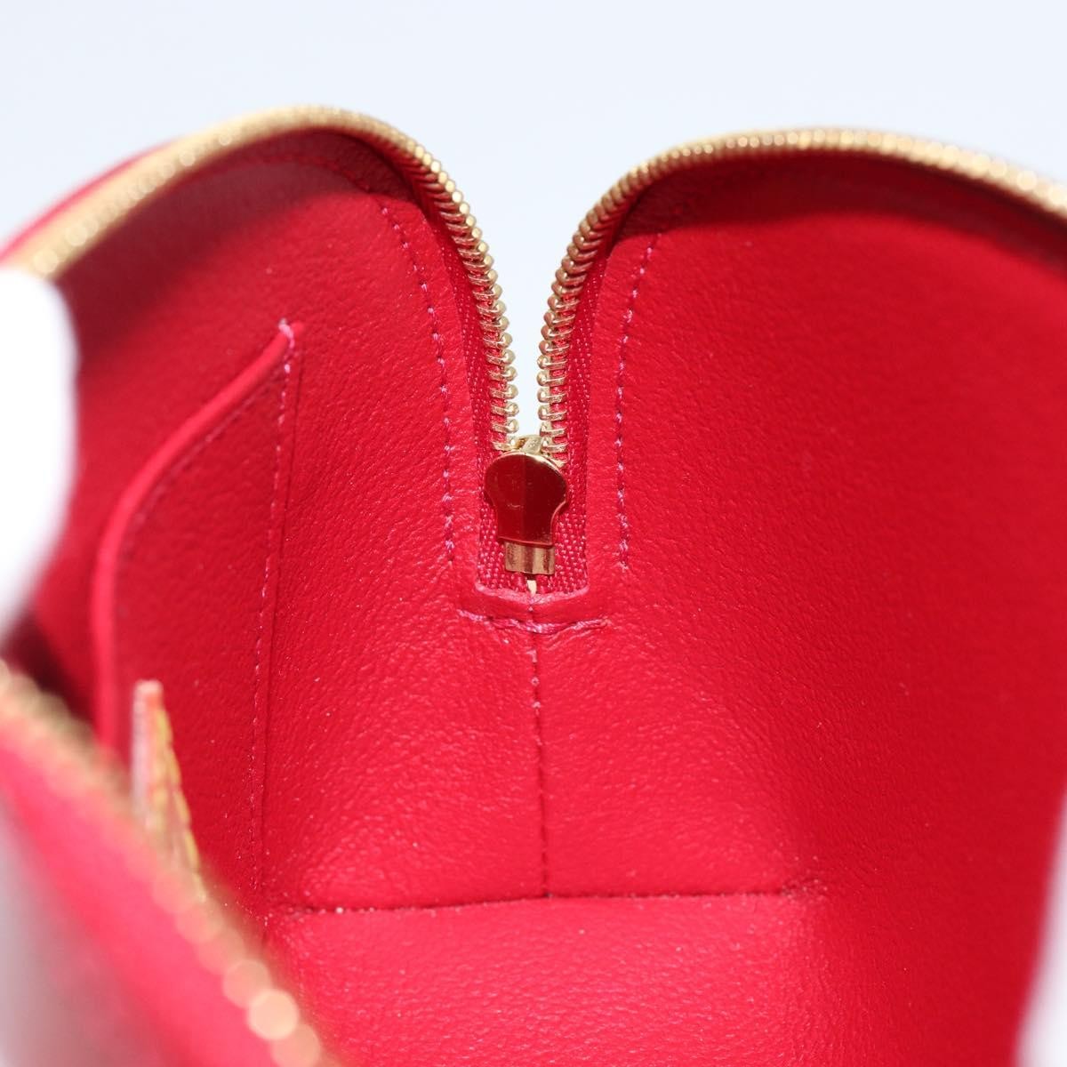 Louis Vuitton Cosmetic Pouch Limited Edition Monogram Vernis Rayures Red Patent_Leather Bag (Pre-Owned)