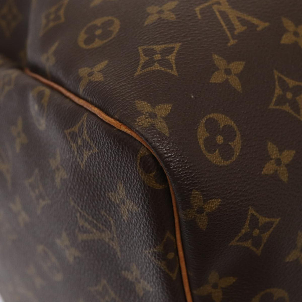 Louis Vuitton Keepall Bag Monogram Canvas Brown Canvas Travel Bag Bag (Pre-Owned)