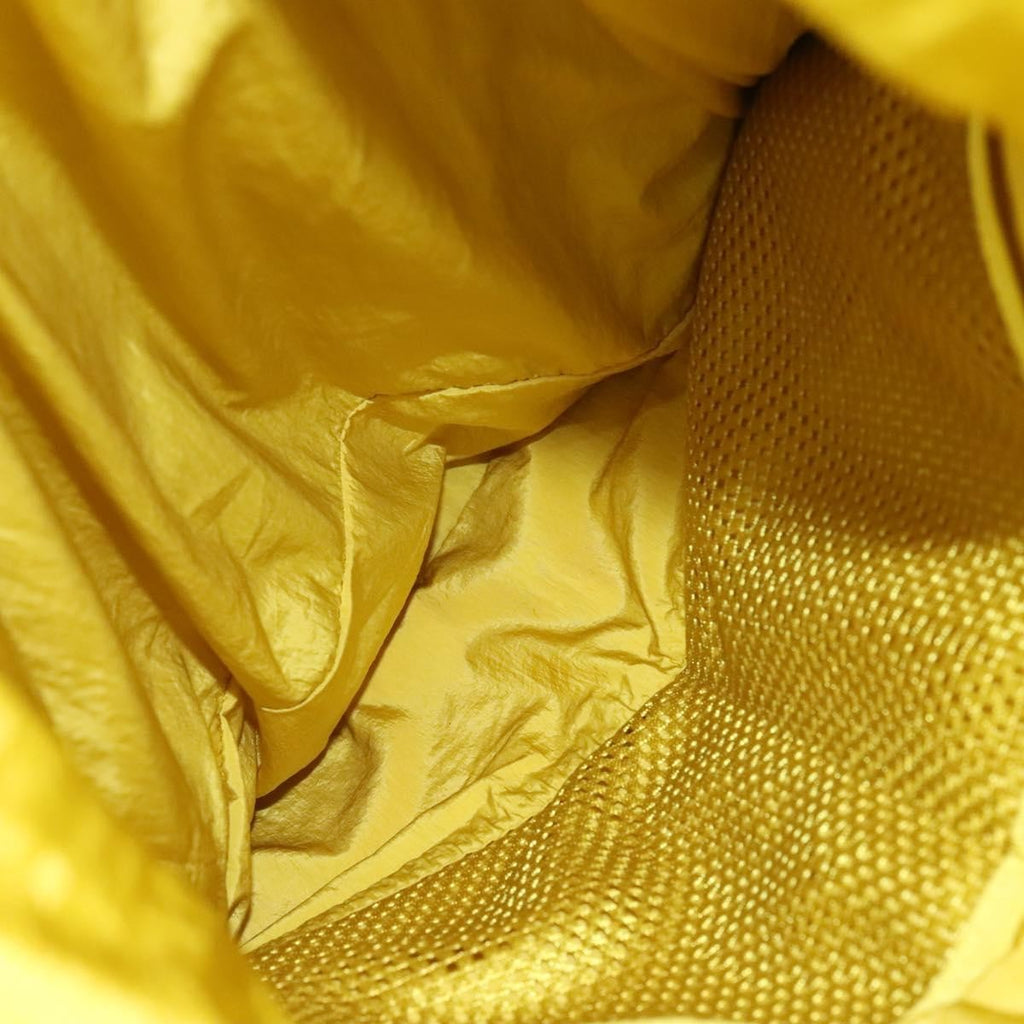 Bottega Veneta Vintage Backpack Nylon Yellow Nylon Backpack Bag (Pre-Owned)