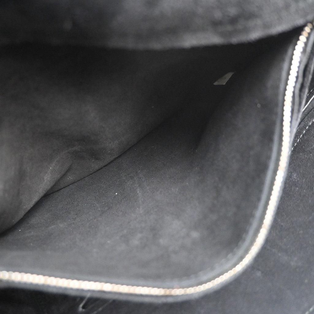 Bottega Veneta Open Tote Leather Black Leather Tote Bag Bag (Pre-Owned)