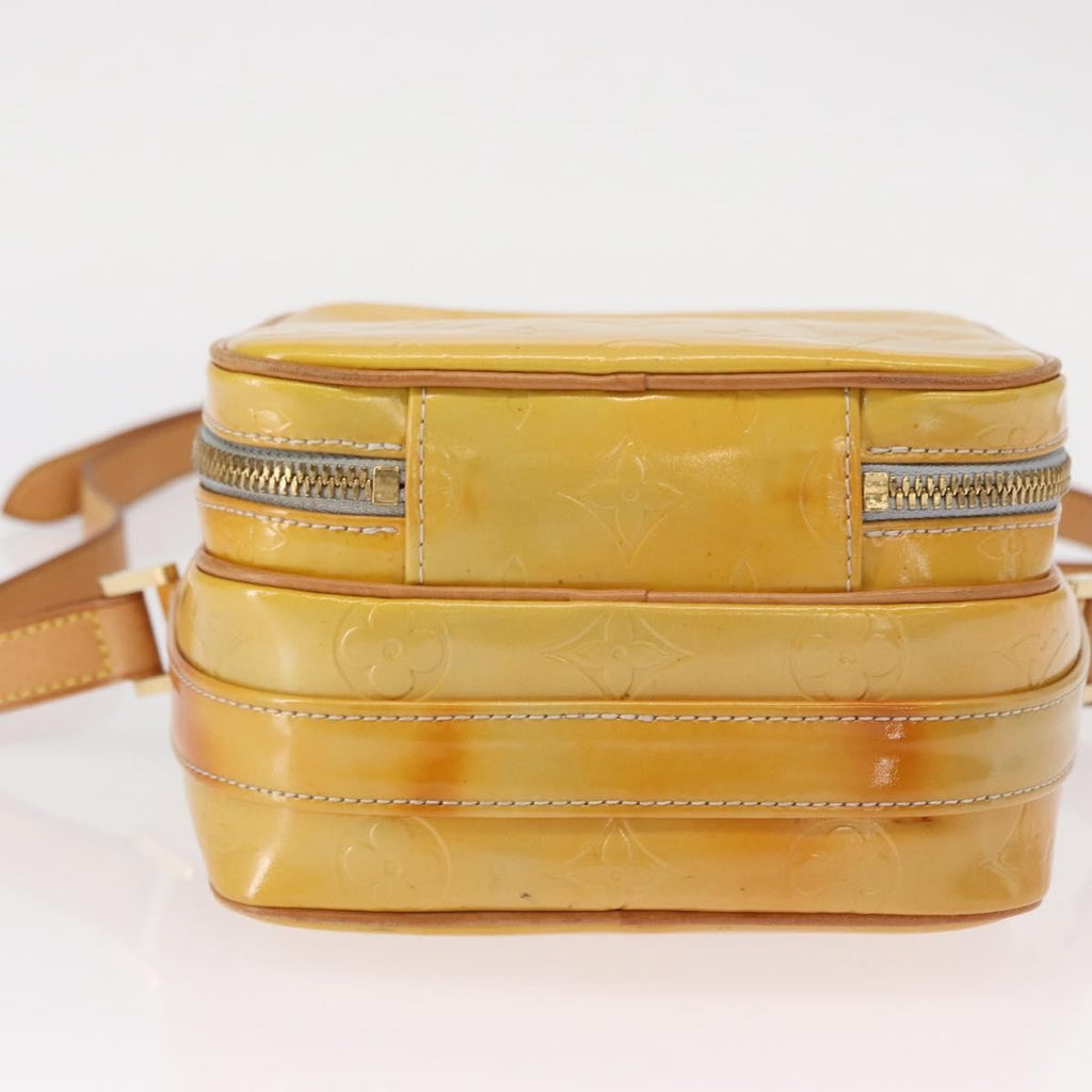 Louis Vuitton Wooster Handbag Monogram Vernis Yellow Patent_Leather Shoulder Bag Bag (Pre-Owned)