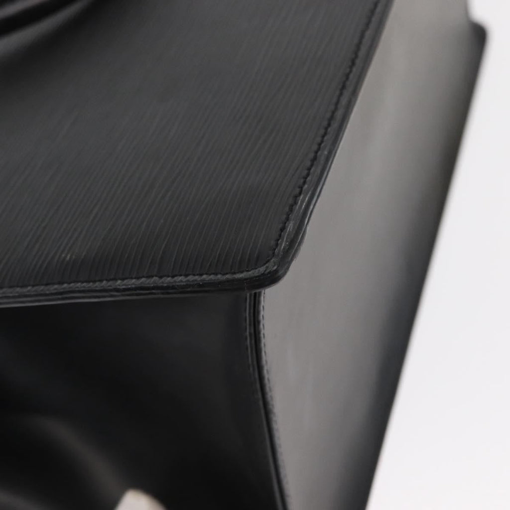 Louis Vuitton Riviera Handbag Epi Leather Black Leather Handbag (Pre-Owned)