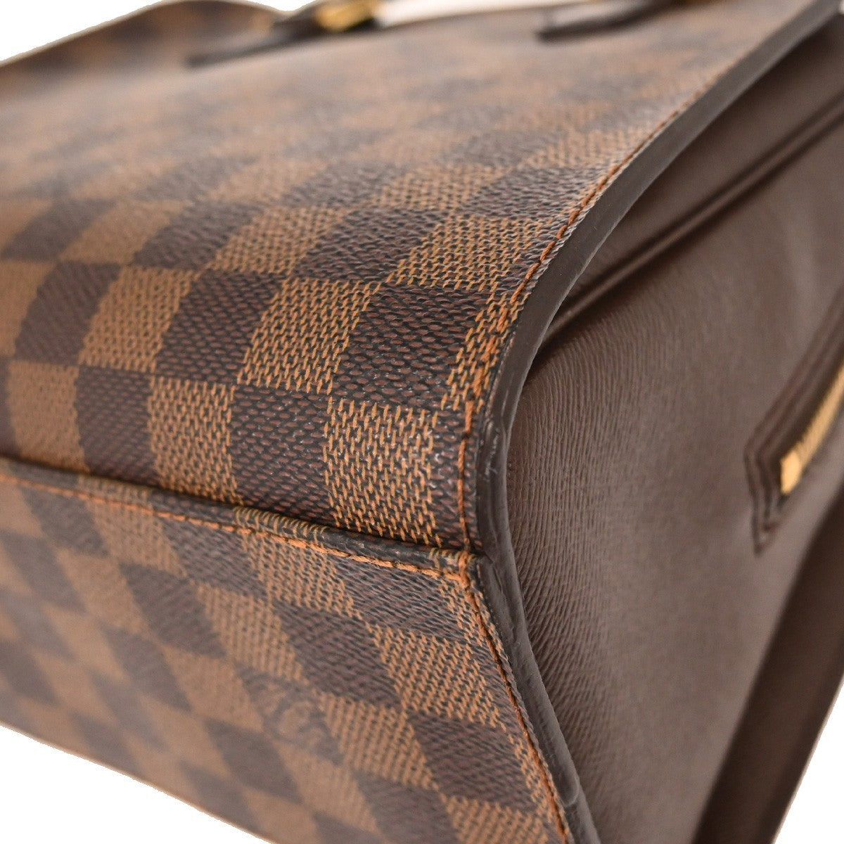 Louis Vuitton Triana Bag Damier Brown Canvas Handbag (Pre-Owned)