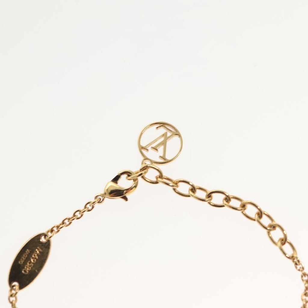 Louis Vuitton Essential V California Dreaming Bracelet Metal With Crystals Gold Metal Bracelet Jewelry (Pre-Owned)