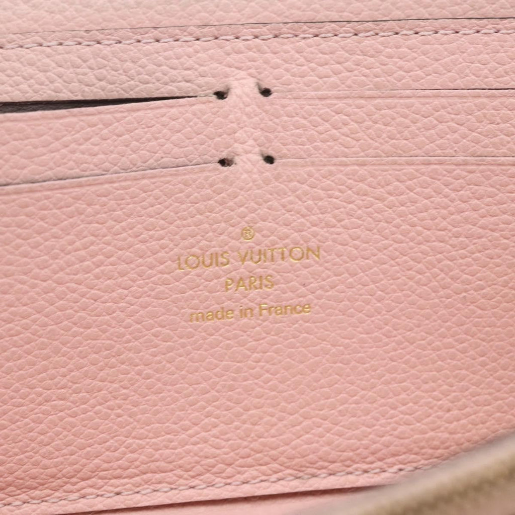 Louis Vuitton Clemence Wallet Monogram Empreinte Leather Pink Leather Wallets Accessory (Pre-Owned)