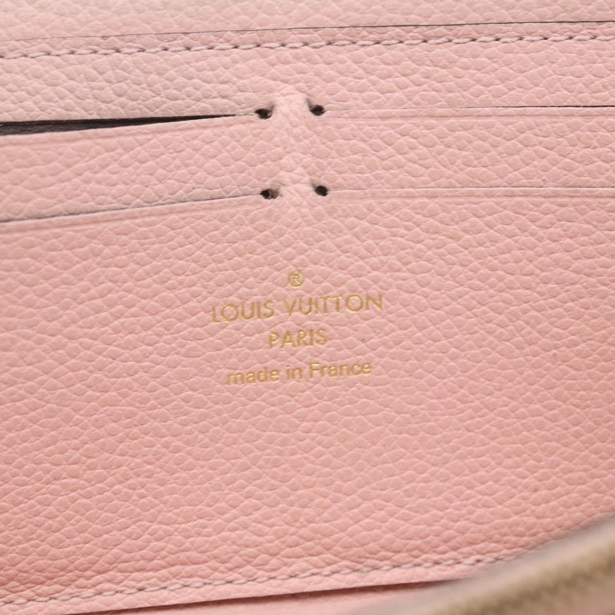 Louis Vuitton Clemence Wallet Monogram Empreinte Leather Pink Leather Wallets Accessory (Pre-Owned)