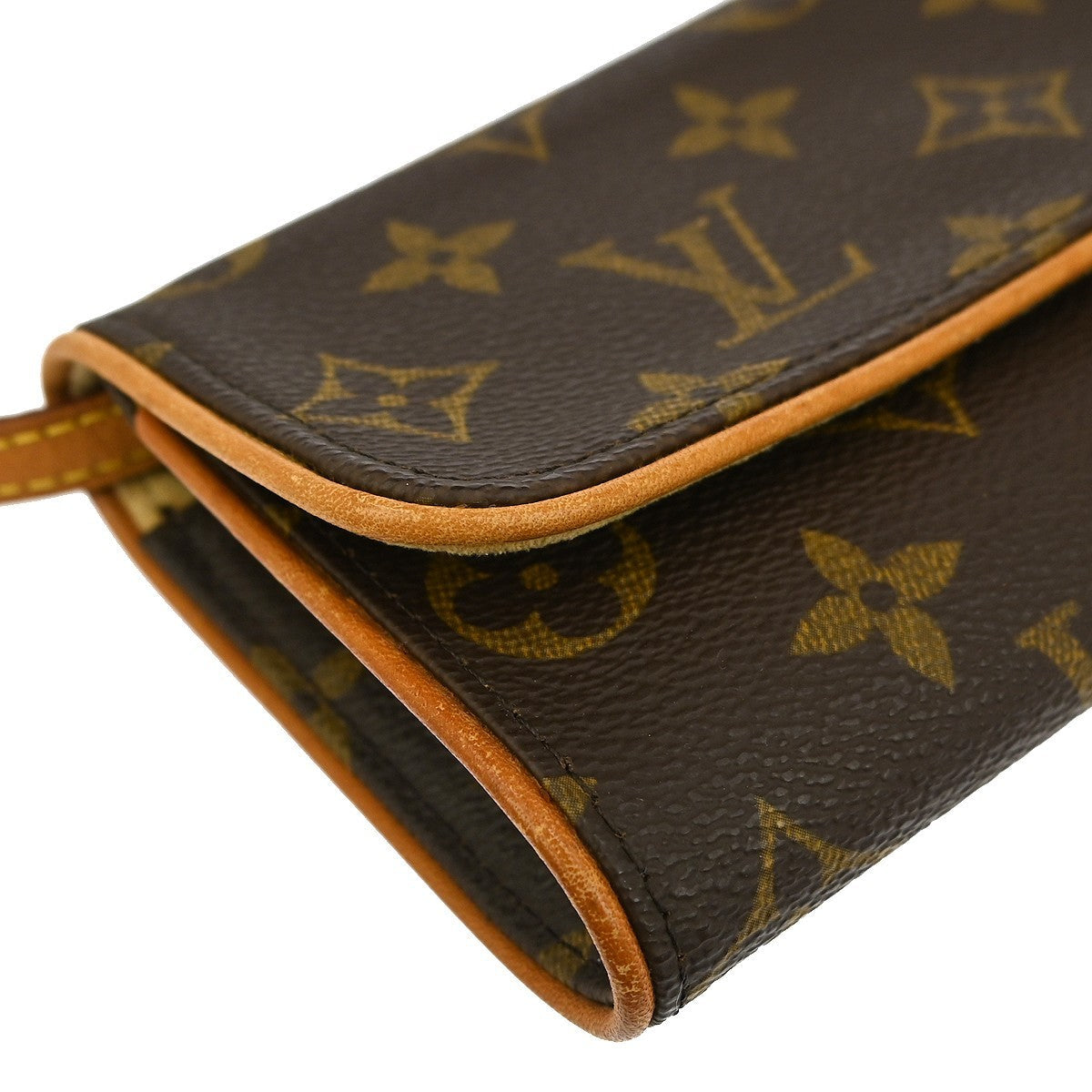 Louis Vuitton Twin Handbag Monogram Canvas Brown Canvas Clutche & Pouche Bag (Pre-Owned)