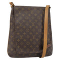 Louis Vuitton Musette Salsa Handbag Monogram Canvas Brown Canvas Shoulder Bag Bag (Pre-Owned)