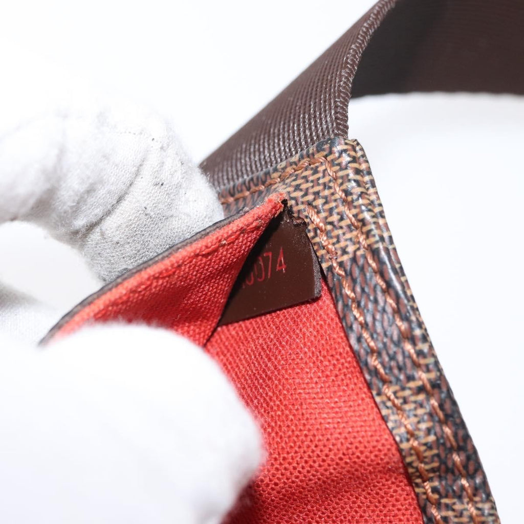 Louis Vuitton Geronimos Waist Bag Damier Brown Canvas Clutche & Pouche Bag (Pre-Owned)