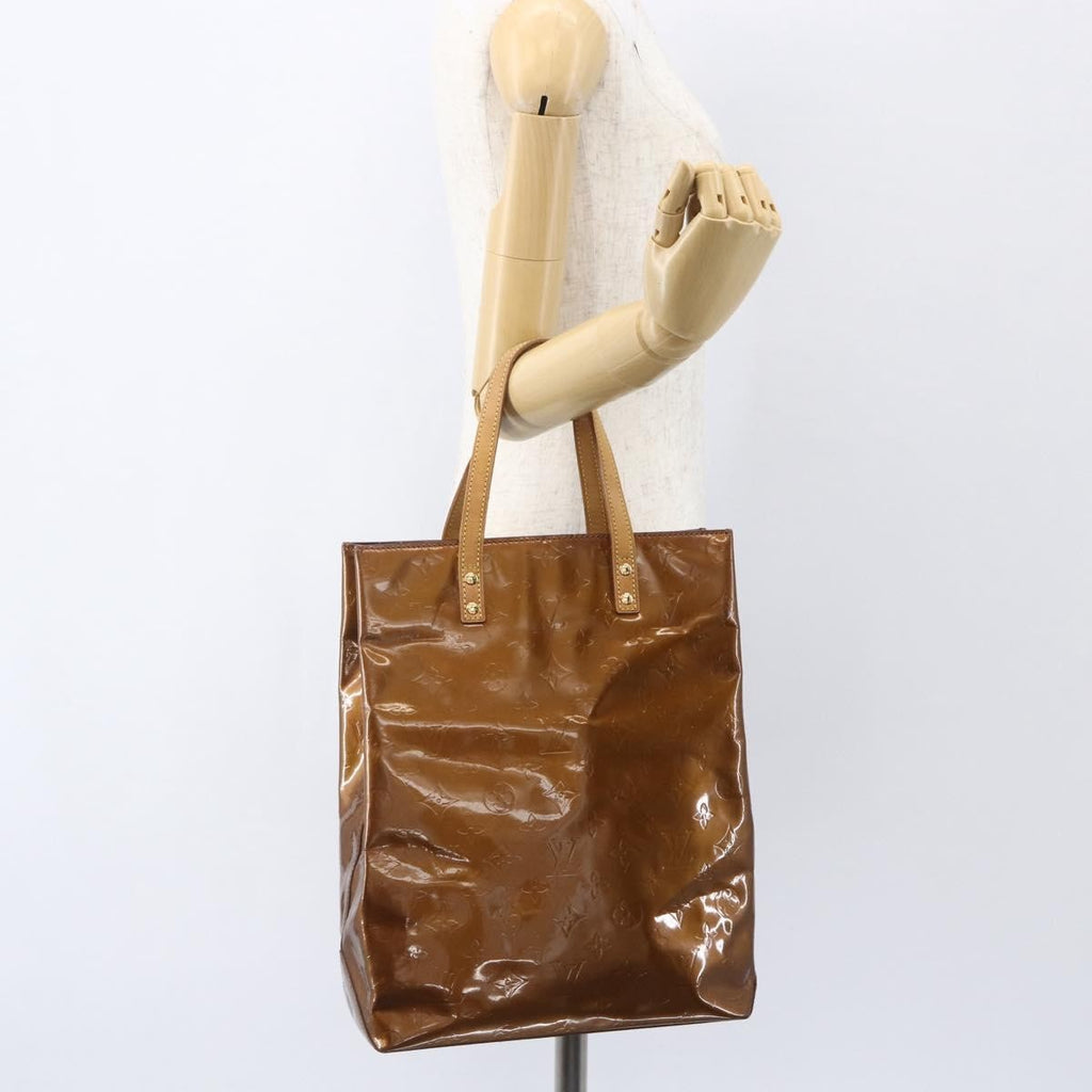 Louis Vuitton Reade Handbag Monogram Vernis Brown Patent_Leather Handbag (Pre-Owned)