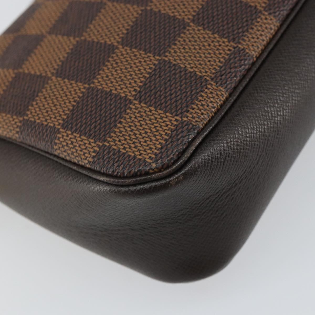 Louis Vuitton Trousse Make Up Bag Damier Canvas Brown Canvas Clutche & Pouche Bag (Pre-Owned)