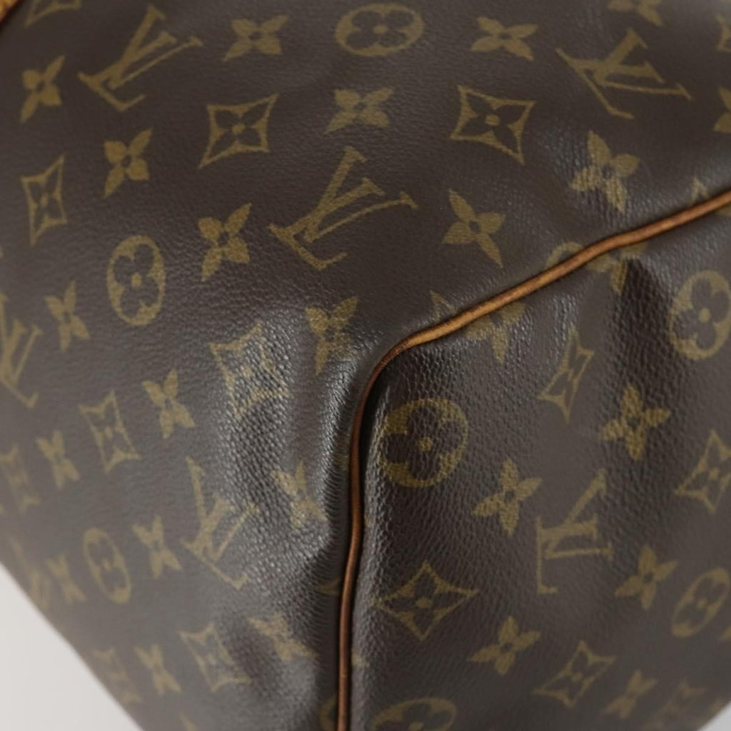 Louis Vuitton Keepall Bag Monogram Canvas Brown Canvas Travel Bag Bag (Pre-Owned)
