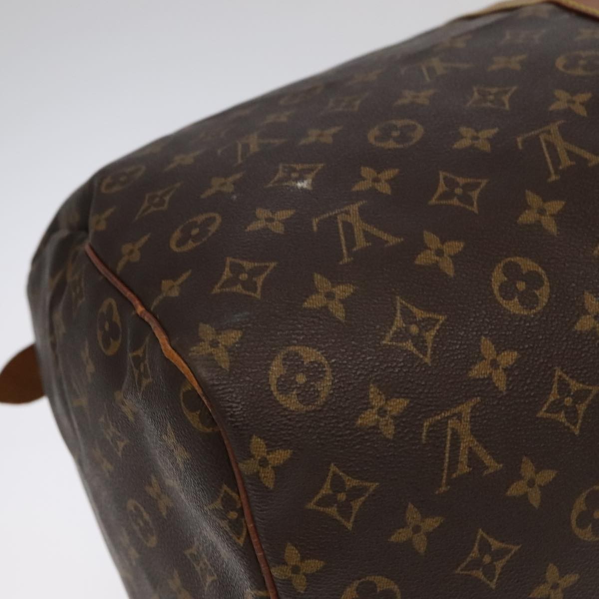 Louis Vuitton Keepall Bag Monogram Canvas Brown Canvas Travel Bag Bag (Pre-Owned)