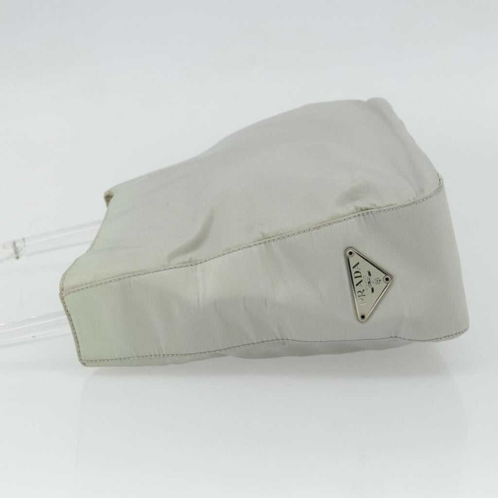 Prada Resin Handle Shoulder Bag Tessuto Clear Nylon Shoulder Bag Bag (Pre-Owned)