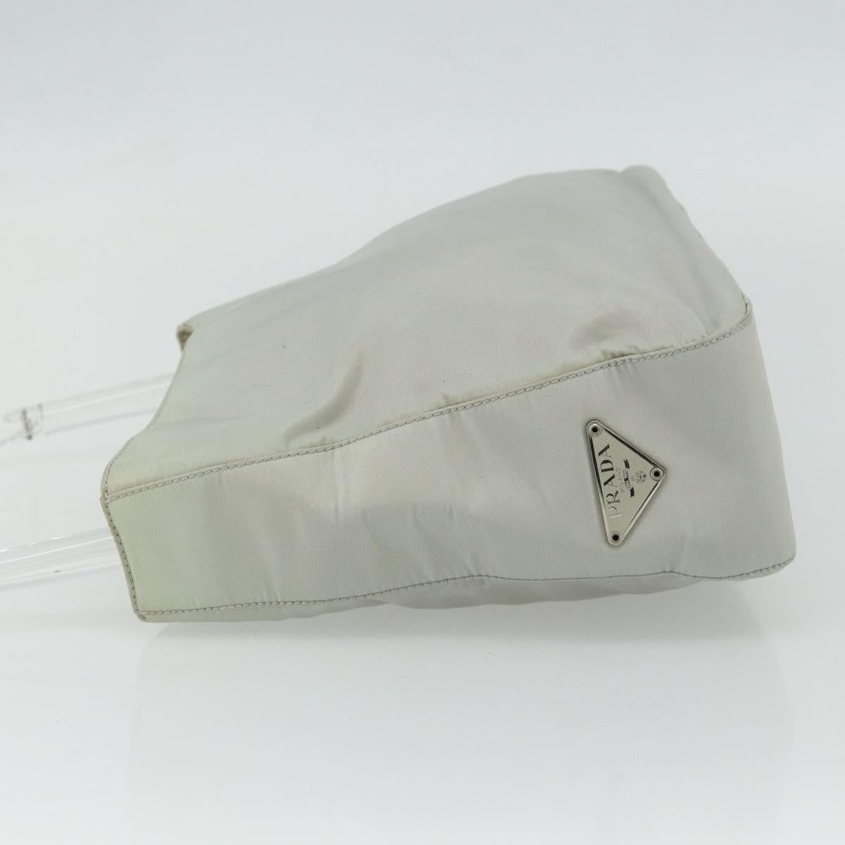 Prada Resin Handle Shoulder Bag Tessuto Clear Nylon Shoulder Bag Bag (Pre-Owned)
