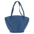 Louis Vuitton Saint Jacques Handbag Epi Leather Blue Leather Shoulder Bag Bag (Pre-Owned)