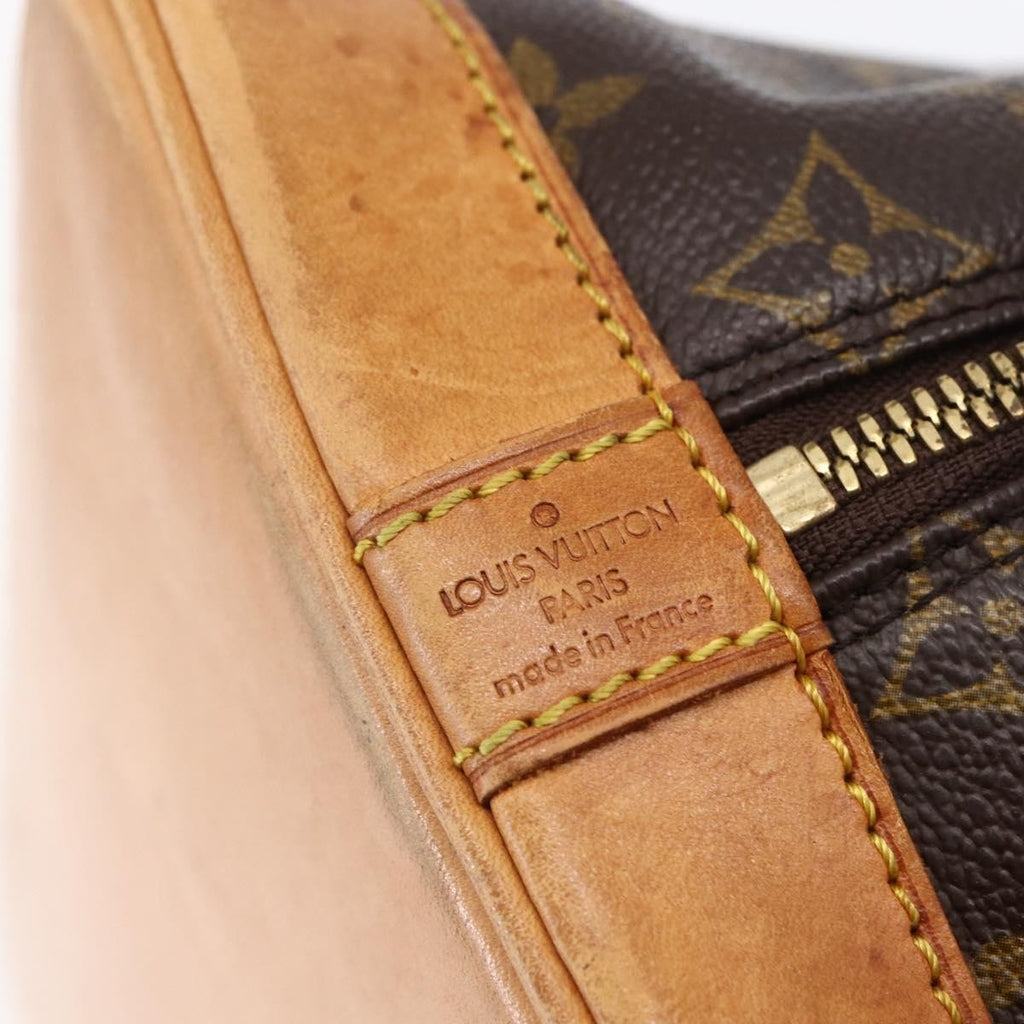 Louis Vuitton Vintage Alma Handbag Monogram Canvas Brown Canvas Handbag (Pre-Owned)