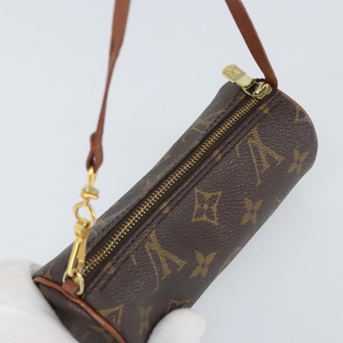 Louis Vuitton Papillon Pochette Monogram Canvas Brown Canvas Clutche & Pouche Bag (Pre-Owned)