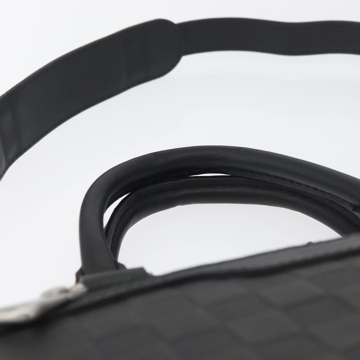 Louis Vuitton Avenue Soft Briefcase Damier Infini Leather Black Leather Briefcase Bag (Pre-Owned)