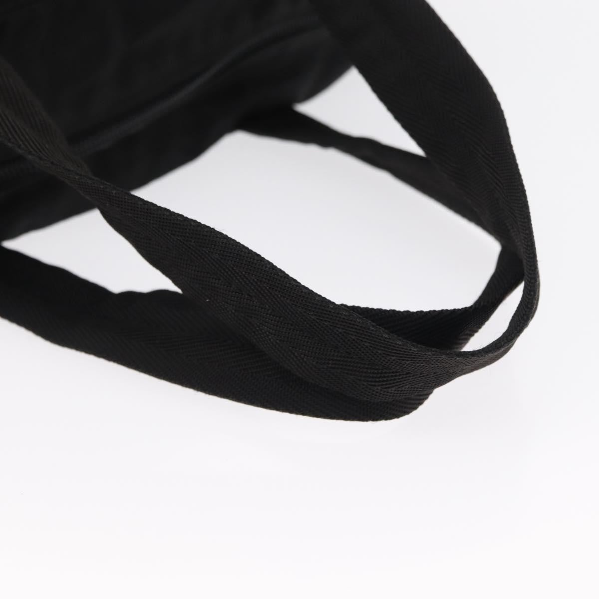 Prada Vintage Zip Handbag Tessuto Black Nylon Handbag (Pre-Owned)