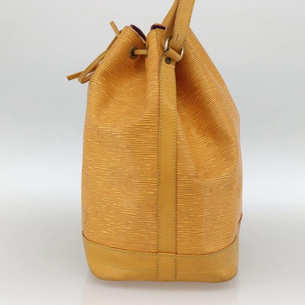 Louis Vuitton Noe Handbag Epi Leather Yellow Leather Shoulder Bag Bag (Pre-Owned)