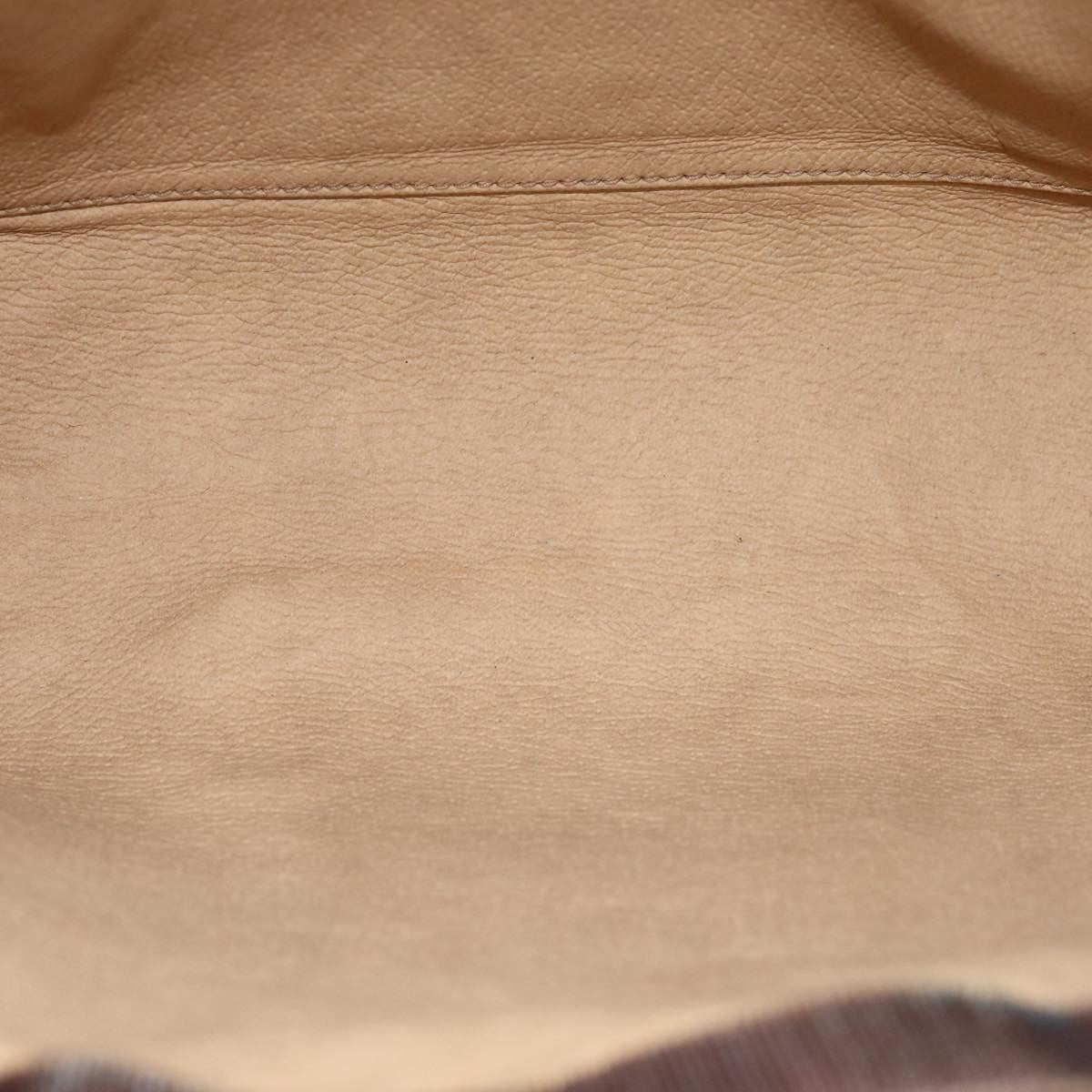 Gucci Sherry Line Pouch Canvas Beige Canvas Clutche & Pouche Bag (Pre-Owned)