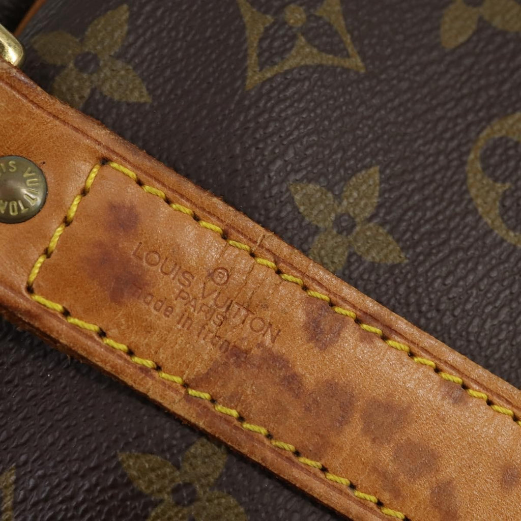 Louis Vuitton Keepall Bandouliere Bag Monogram Canvas Brown Canvas Travel Bag Bag (Pre-Owned)