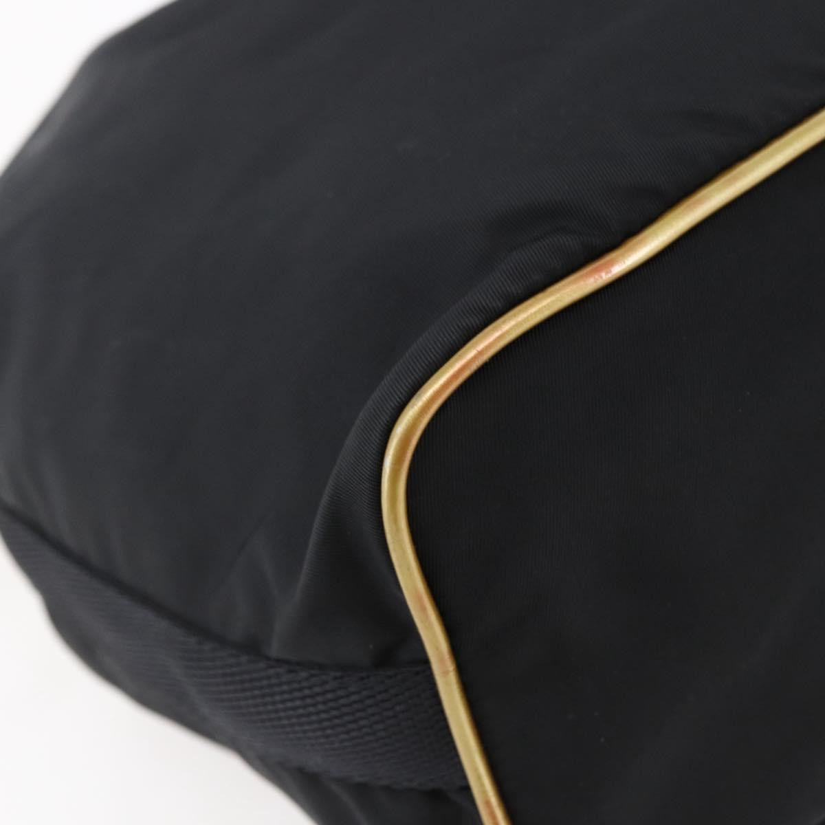 Prada Duet Drawstring Bucket Bag Tessuto Black Nylon Bag (Pre-Owned)