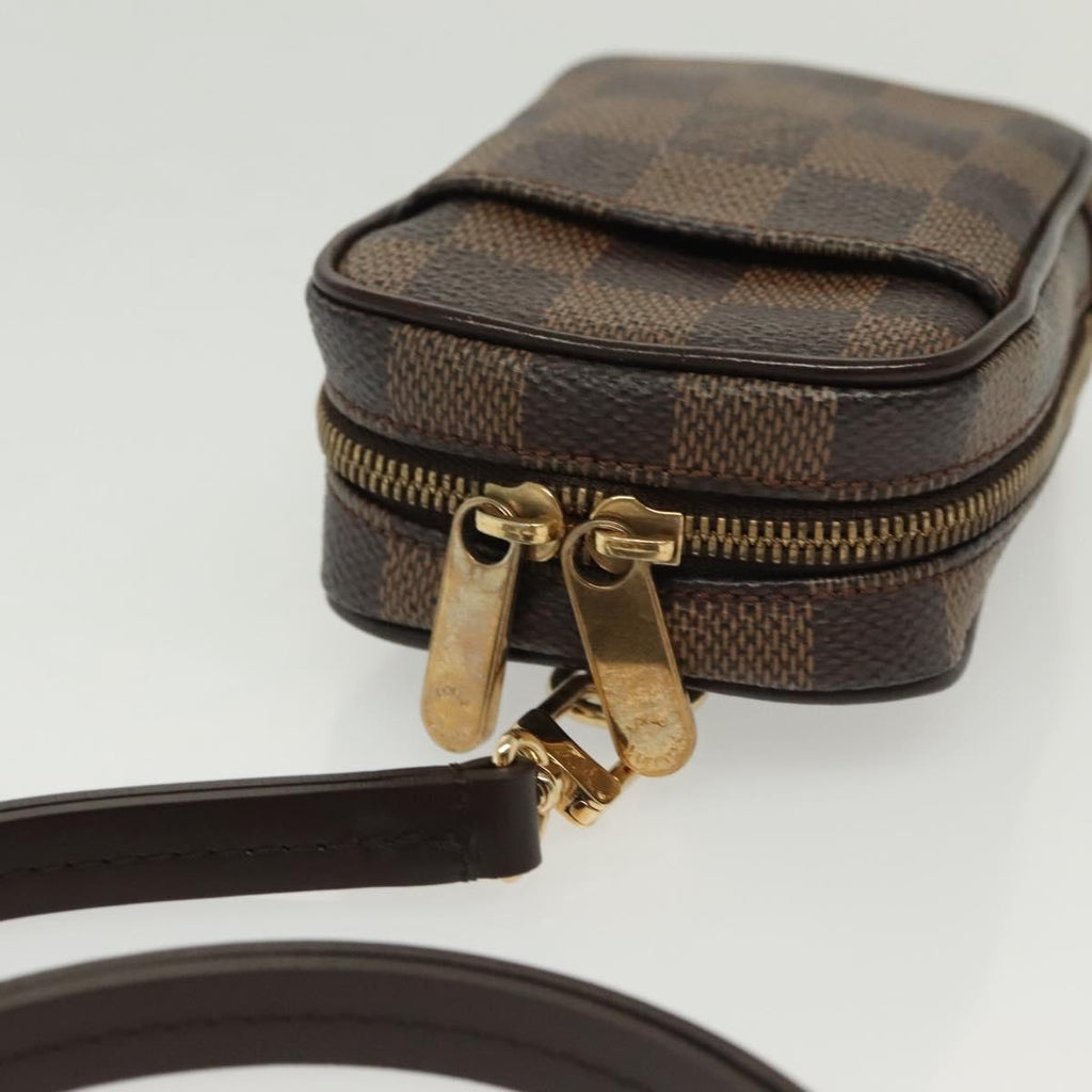 Louis Vuitton Etui Okapi Camera Case Damier Brown Canvas Clutche & Pouche Bag (Pre-Owned)