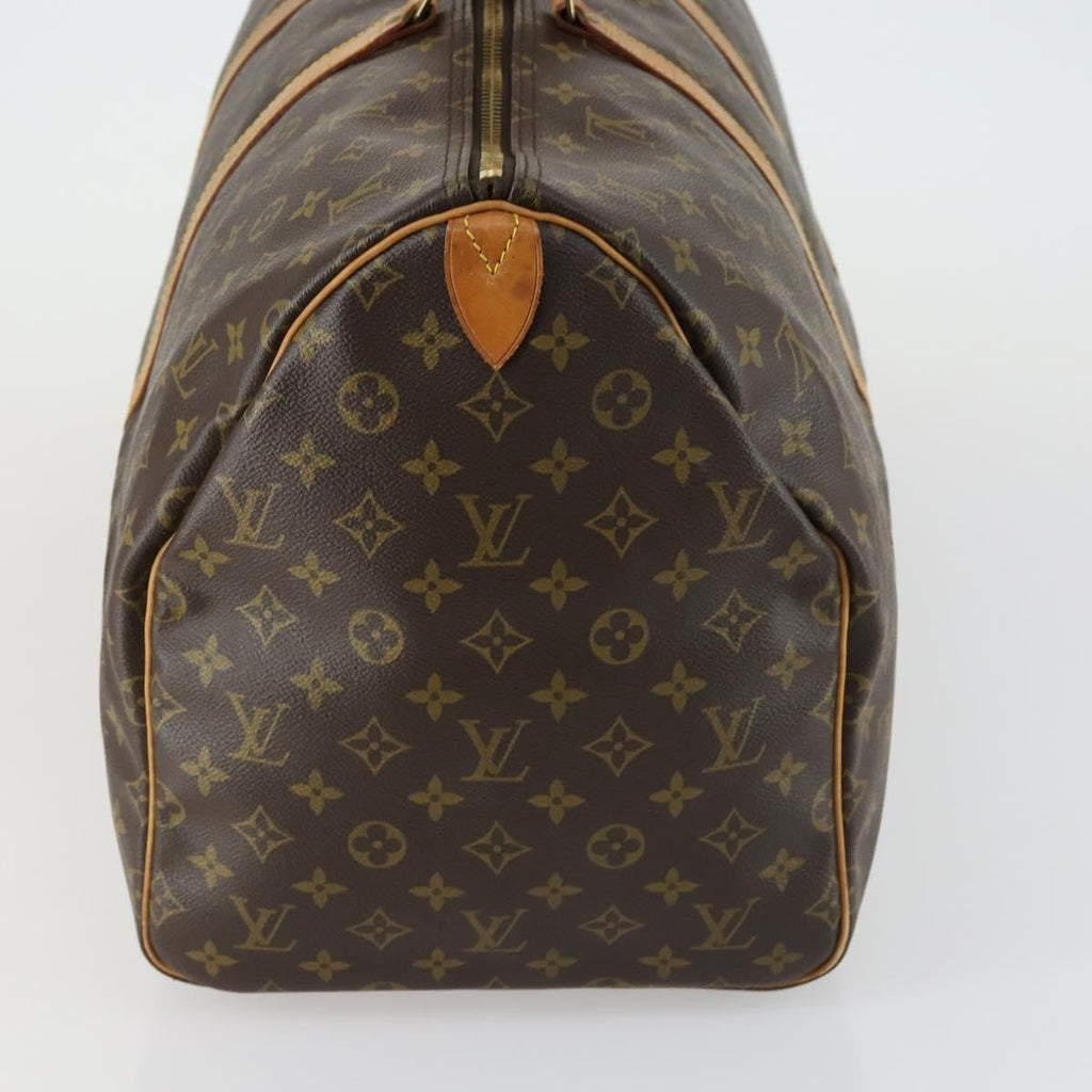 Louis Vuitton Keepall Bag Monogram Canvas Brown Canvas Travel Bag Bag (Pre-Owned)