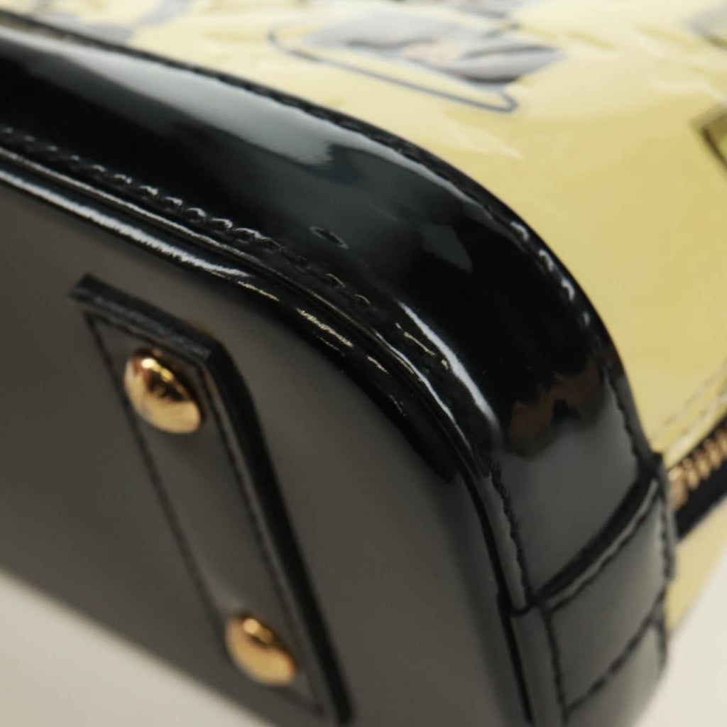Louis Vuitton Alma Handbag Limited Edition Stickers Monogram Vernis Multicolour Patent_Leather Handbag (Pre-Owned)