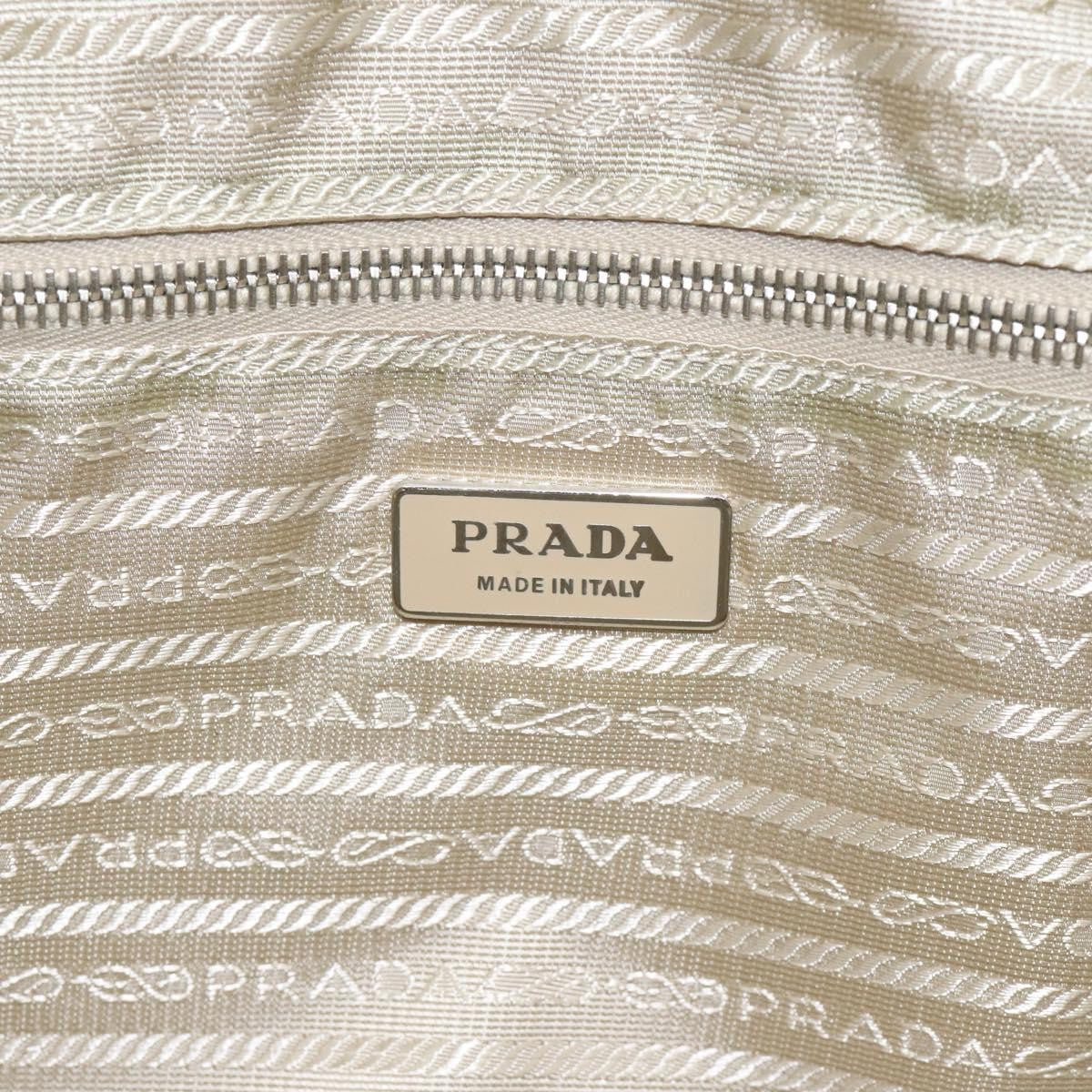 Prada Vintage Handbag Tessuto Blue Nylon Handbag (Pre-Owned)