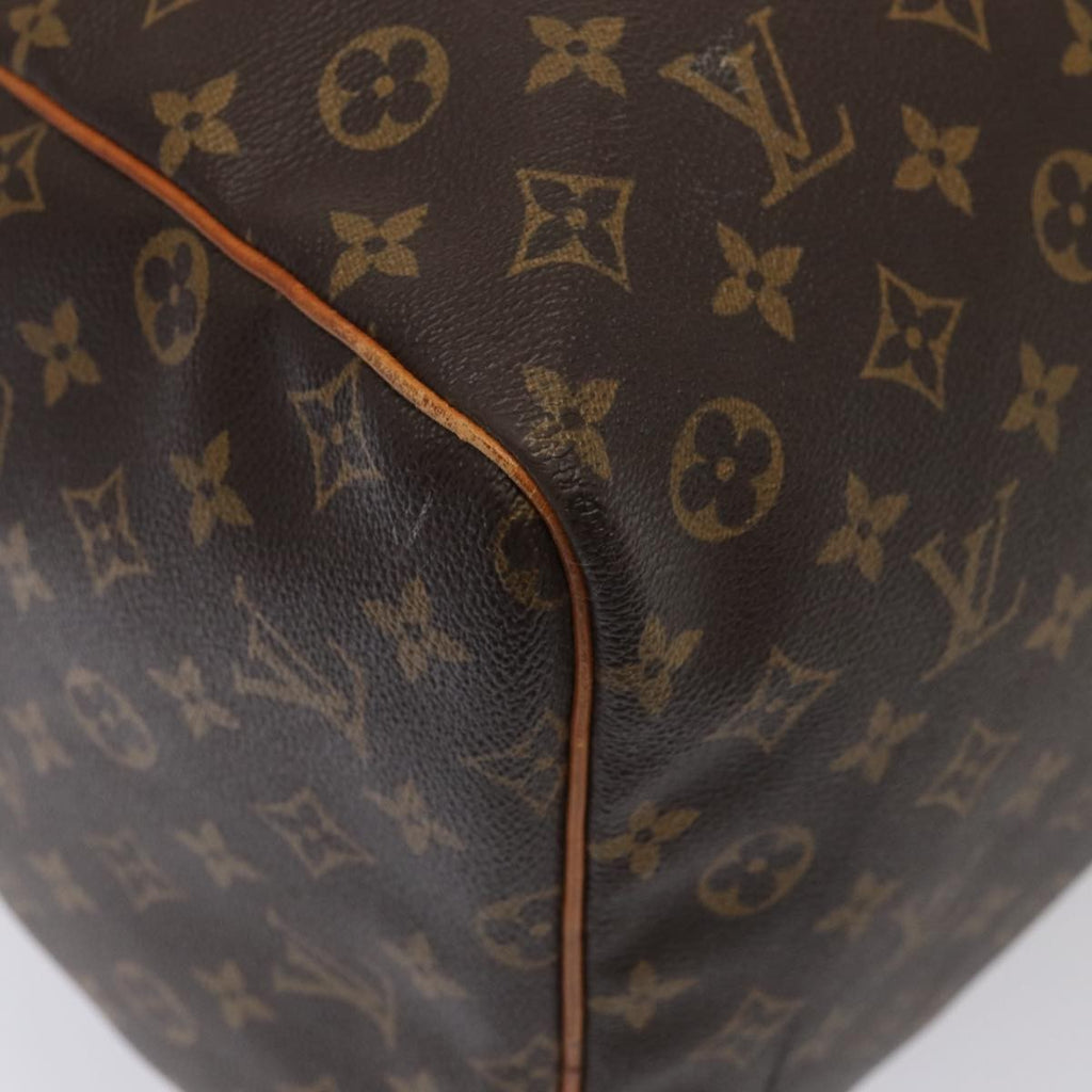 Louis Vuitton Keepall Bag Monogram Canvas Brown Canvas Travel Bag Bag (Pre-Owned)