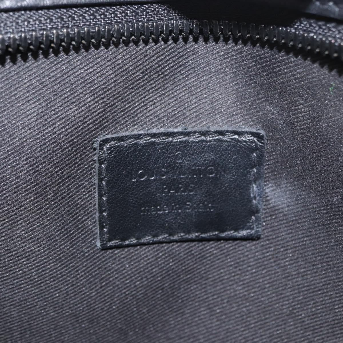 Louis Vuitton Double Flat Messenger Bag Limited Edition Logo Story Monogram Canvas And Denim Multicolour Canvas Shoulder Bag Bag (Pre-Owned)