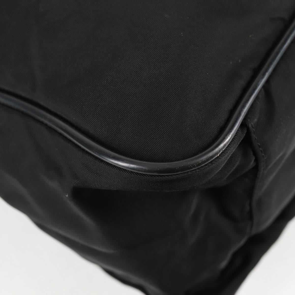 Prada Vintage Shoulder Bag Tessuto Black Nylon Shoulder Bag Bag (Pre-Owned)