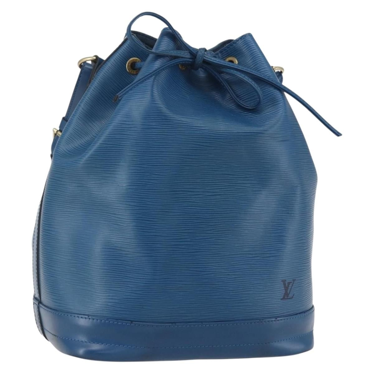 Louis Vuitton Noe Handbag Epi Leather Blue Leather Shoulder Bag Bag (Pre-Owned)