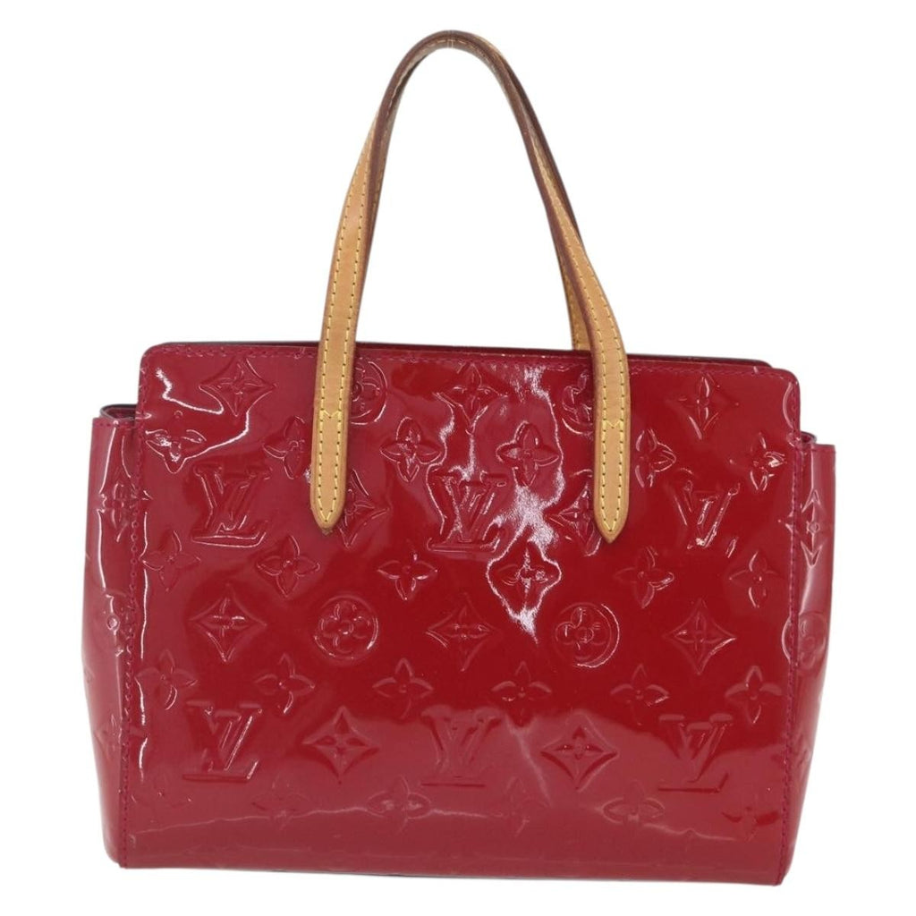 Louis Vuitton Catalina Handbag Monogram Vernis Pink Patent_Leather Handbag (Pre-Owned)