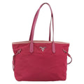 Prada Vintage Tote Tessuto Pink Nylon Tote Bag Bag (Pre-Owned)