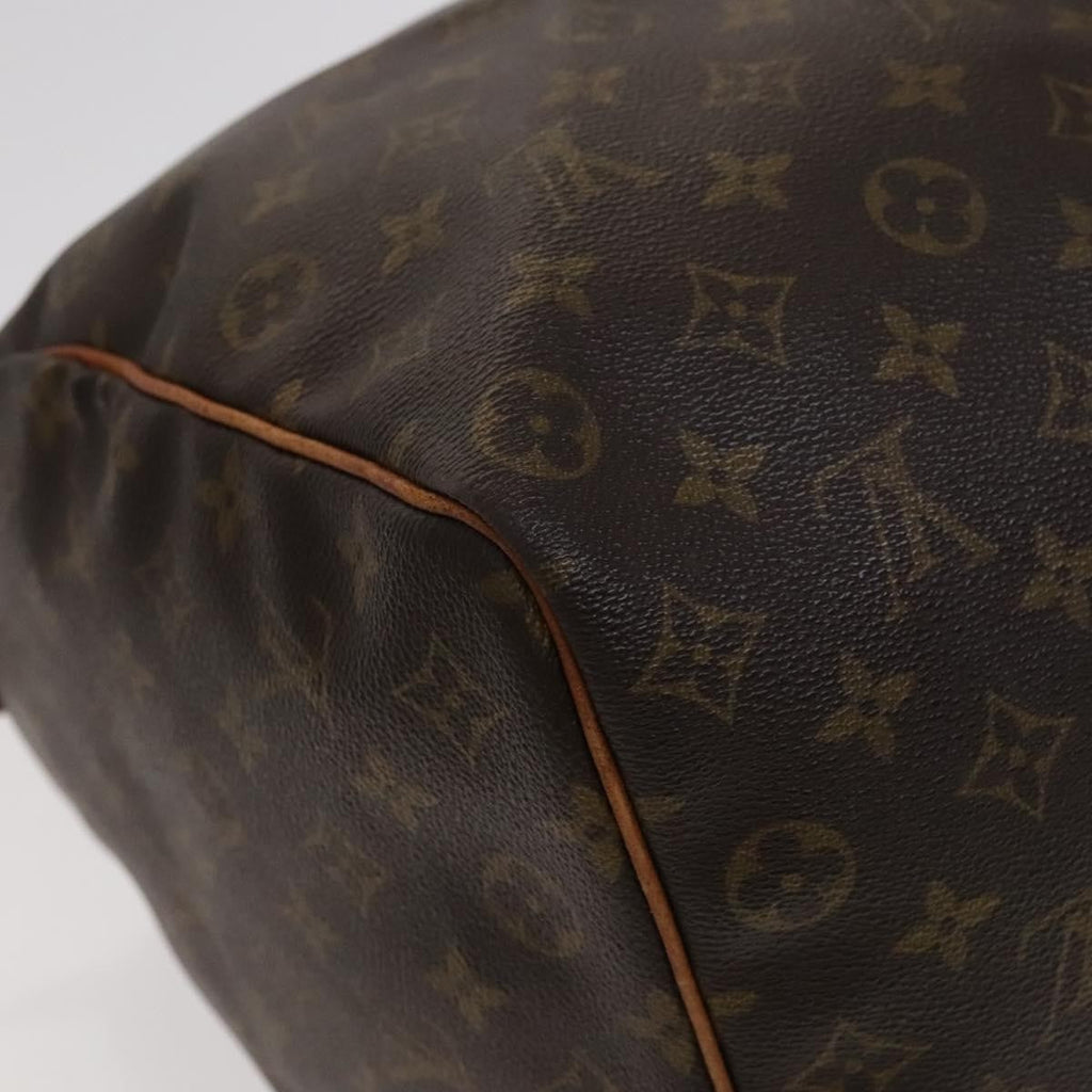 Louis Vuitton Keepall Bag Monogram Canvas Brown Canvas Travel Bag Bag (Pre-Owned)