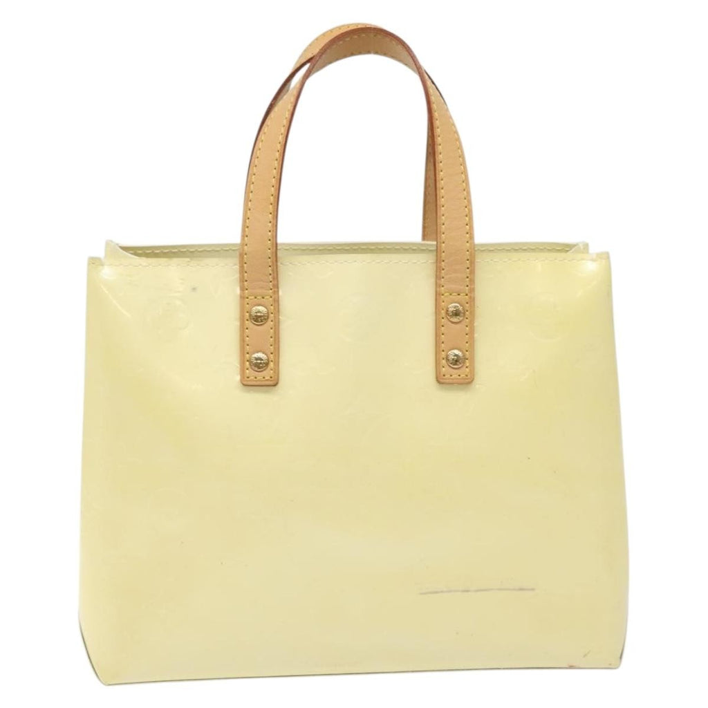 Louis Vuitton Reade Handbag Monogram Vernis Beige Patent_Leather Bag (Pre-Owned)