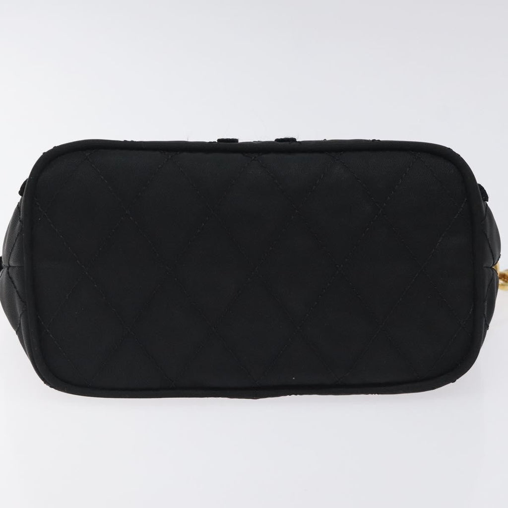 Prada Vintage Pouch Tessuto Gold Nylon Clutche & Pouche Bag (Pre-Owned)